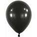 Anagram Jet Black 11 Inch Latex Balloons, 100 Count