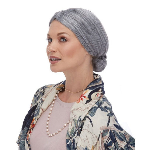 Grey Old Lady Costume Wig