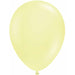 TUFTEX 17-Inch Lemonade Yellow Latex Balloons, 50 Count