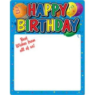 Birthday Partygraph Decoration, 18 x 23 Inches