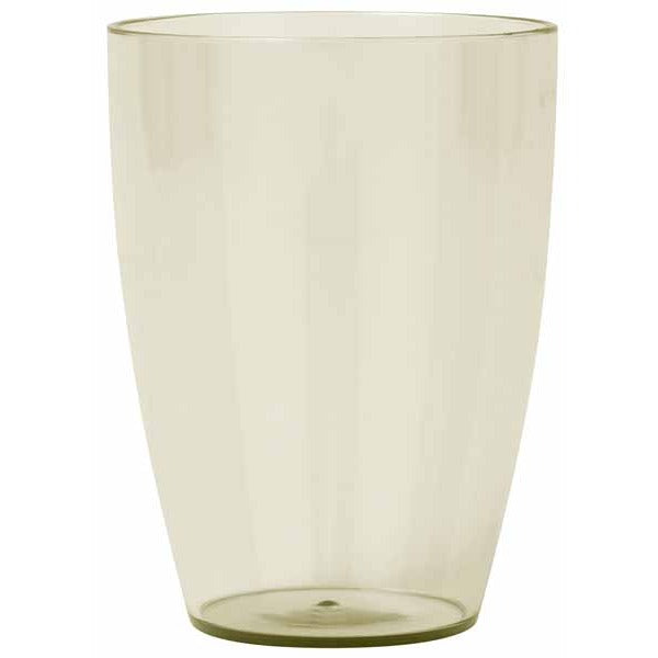 Beige Transparent Reusable Tumblers, 2-Pack