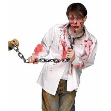 Zombie Leash with Chain Costume Accessory