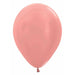 Sempertex Metallic Rose Gold 11-Inch Latex Balloons, 50 Pack