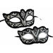 Black & White Venetian Style Masquerade Mask, Assorted Designs