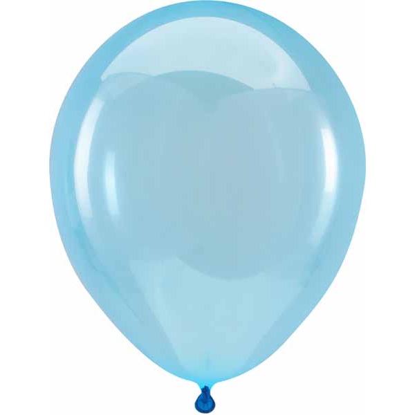 Anagram Crystal Blue 11 Inch Latex Balloons, 100 Count