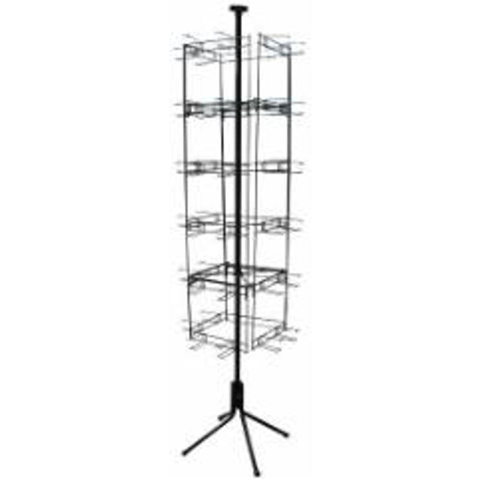 "48 Peg Flip Scan Wire Rack - Organize And Display Products With Ease!"