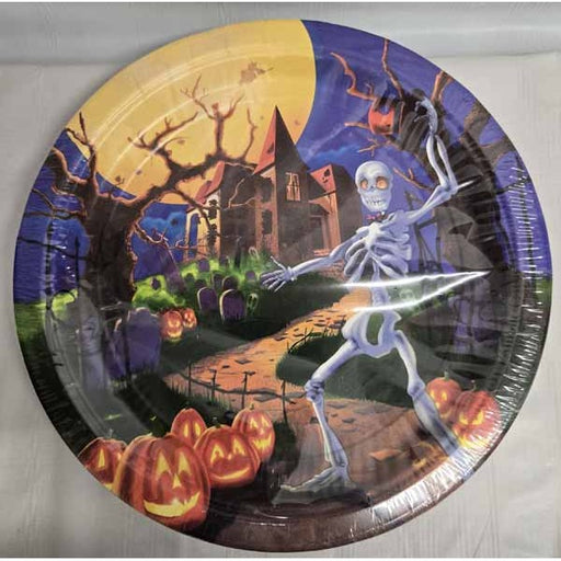 Spooky Hollow 9-Inch Halloween Plates, 18 Count
