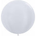 Sempertex Satin White 24-Inch Latex Balloons, 10 Pack