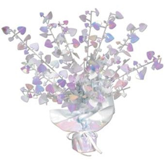 15-Inch Heart Gleam 'N Burst Centerpiece