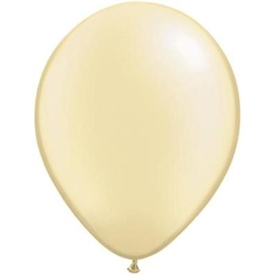 Qualatex 16-Inch Pearl Ivory Latex Balloons, 50 Count