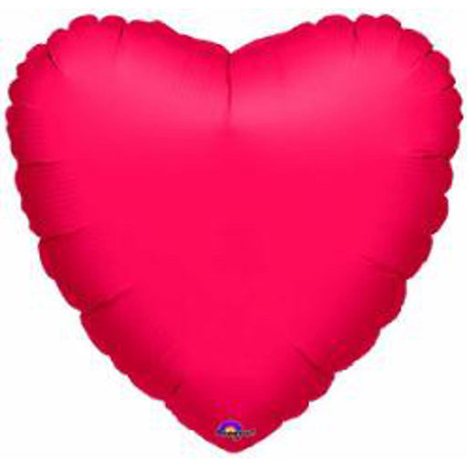 4" Red Heart Mylar Balloons (A10)