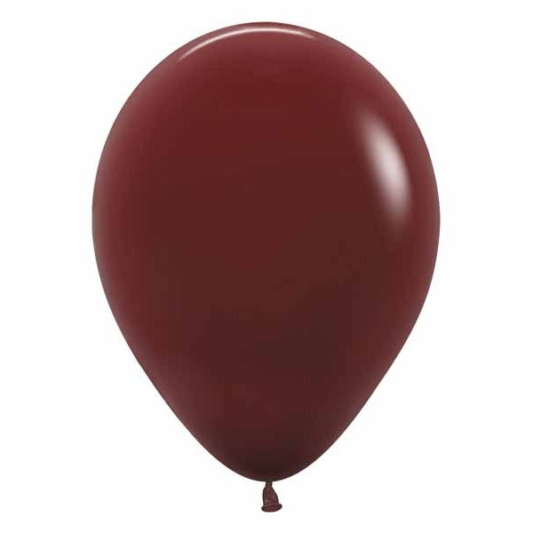 Sempertex Merlot Red 11" Latex Balloons, 50 Count