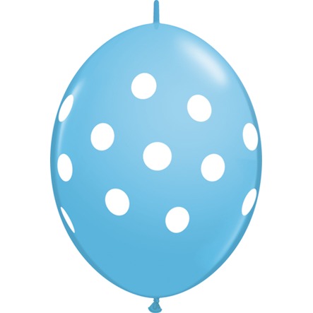 BIG POLKA DOT P BLUE 12" QUICKLINK 50/BAG