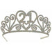 Glittered Metal 21st Birthday Tiara