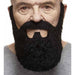 MOUSTACHE & BEARD BLACK 24 X24 CM