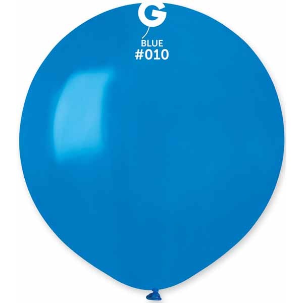 Gemar 19" Standard Blue Latex Balloons, 25 Count