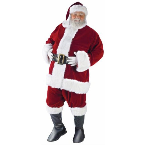 Ultra Velvet Santa Suit in Red, Adult XXL (58-60)
