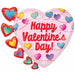 Happy Valentine's Day Infinite Knots 24-Inch Foil Balloon