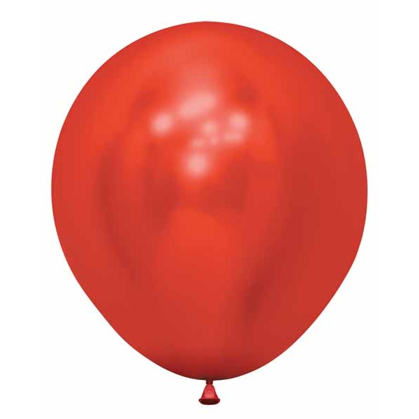 Sempertex Reflex Red 18-Inch Latex Balloons, 25 Pack
