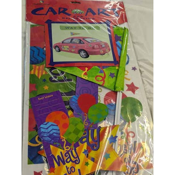 Way to Go Car Decorating Kit