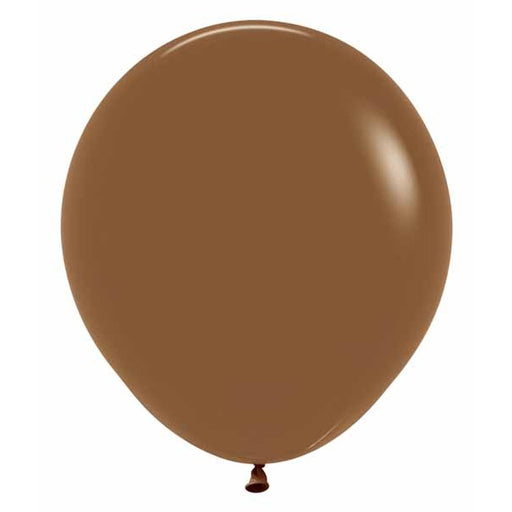 Sempertex 18-Inch Coffee Brown Latex Balloons, 25 Pack