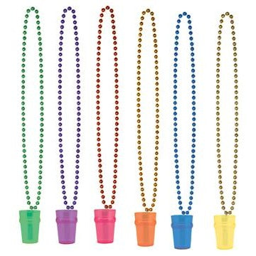 33-Inch Assorted Party Beads with Glasses