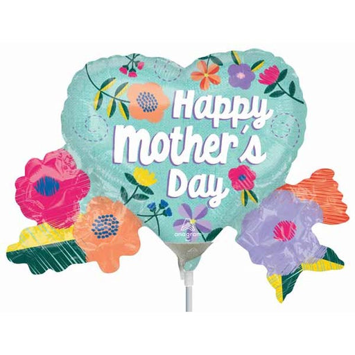 Happy Mother's Day Threaded Love Mini Foil Balloon