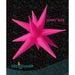 DecoChamp 60-Inch Neon Pink Starburst Foil Balloon