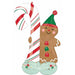 51-Inch Gingerbread Man Christmas AirLoonz Foil Balloon