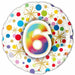 NUMBER BALLOONS "6" 18" 1/PKG