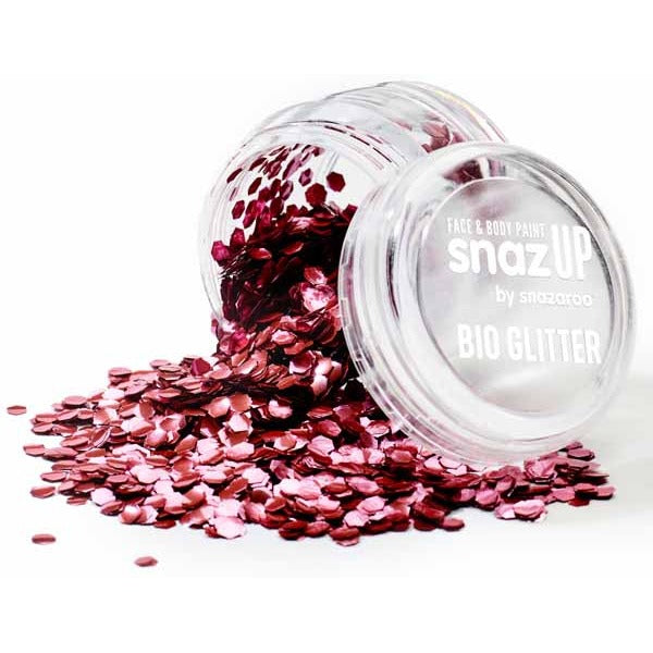 Snazaroo Chunky Red Bio Glitter 3g