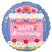 Sweet Anniversary 18-Inch Round Foil Balloon