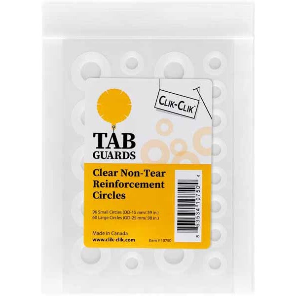 Clik-Clik Clear Tab Guards for Foil Balloons, 156 Count