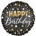 BLACK GD SILVR HBD 18" RND S40 PKG