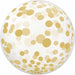 Prima Gold Confetti 20-Inch Sphere Balloon