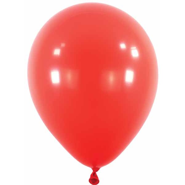 Anagram Apple Red 5-Inch Latex Balloons, 100 Count