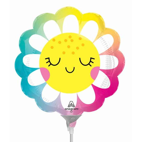 Happy Daisy Mini Shape Foil Balloon