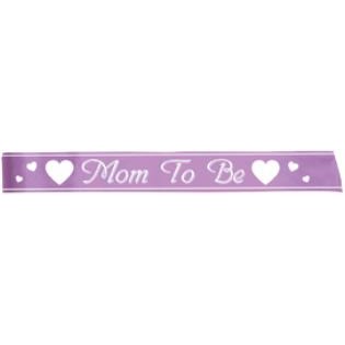 Mom to Be Baby Shower Sash