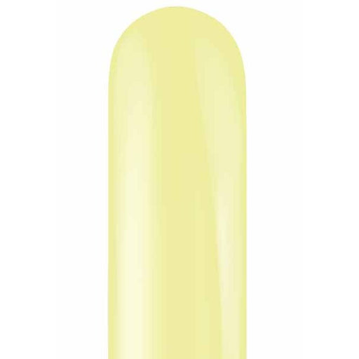 TUFTEX 260 Lemonade Latex Twisting Balloons, 50 Pack