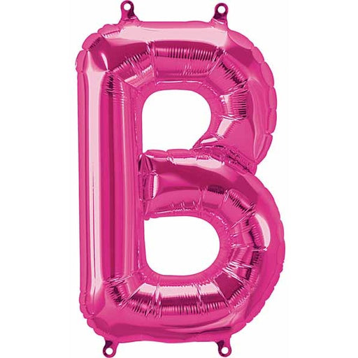 16 Inch Magenta Letter B Balloon