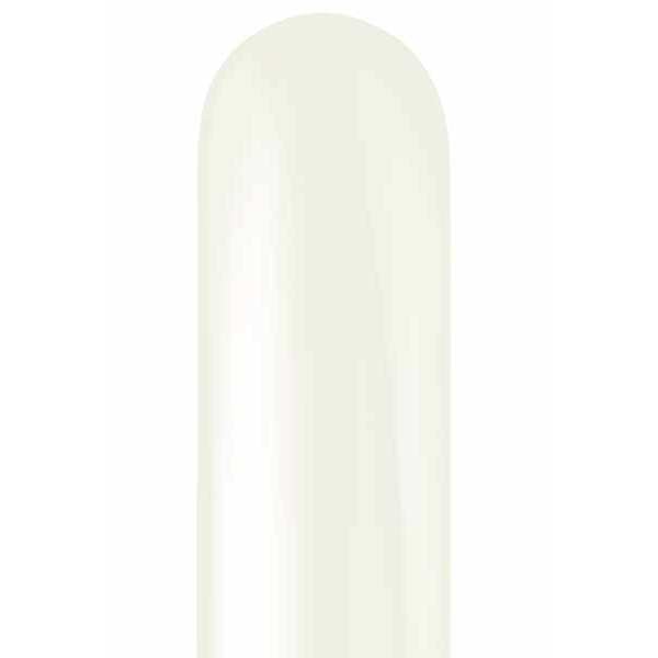 TUFTEX 260 Standard White Latex Twisting Balloons, 50 Count