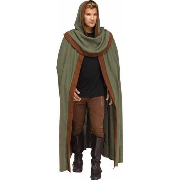 Woodland Warrior Costume Cloak, One Size