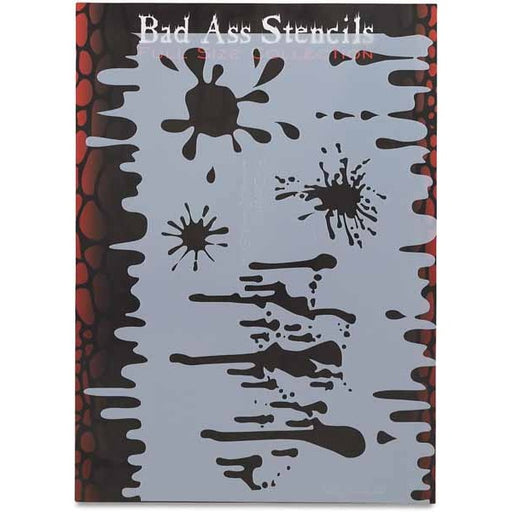 Graftobian Badass Stencil - Drips & Splats