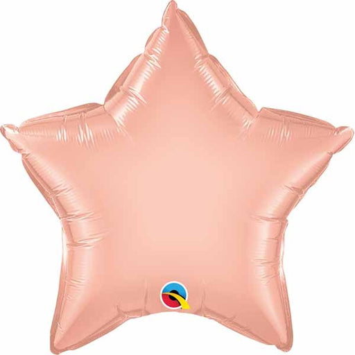 Ballon étoile en aluminium or rose 20 pouces