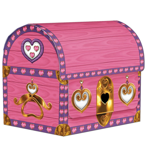 Pink Princess Treasure Chest Favor Boxes