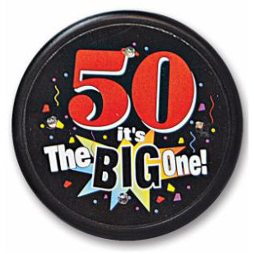 50 It's My Birthday Flashing Button (1/Pk)