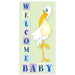 Welcome Baby Door Cover, 30 Inches x 5 Feet