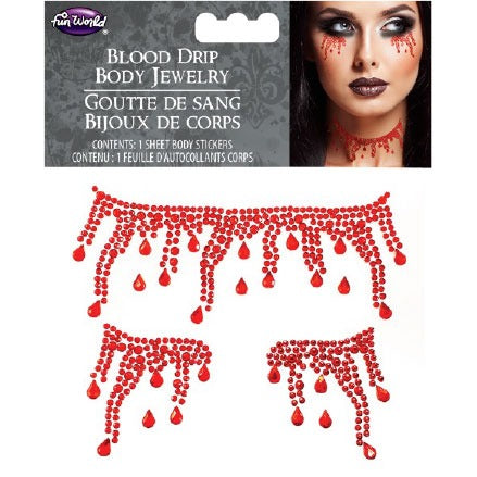 Vampire Bloody Gems for Face and Neck