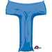 Blue Letter T Balloon, 32 Inch