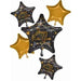 Midnight Hour Happy New Year Foil Balloon Bouquet